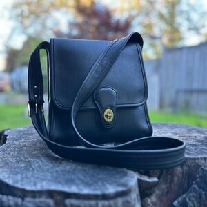 Vintage Coach Shelbourne bag black